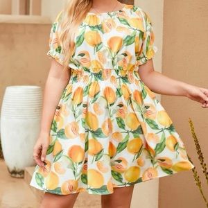 Orange/Mandarin/Fruit Spring Dress